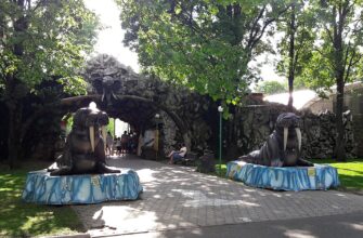 Вход в Сафари-парк на Солнечном острове в Краснодаре
